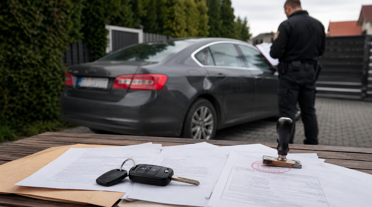 Kupiłem samochód zajęty przez komornika – co dalej? Wszystko, co trzeba wiedzieć